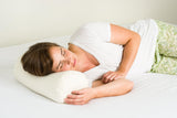 ComfyNeck Plus Side Sleeper Pillow + Pillowcase - Organic Buckwheat Hull Roll Pillow