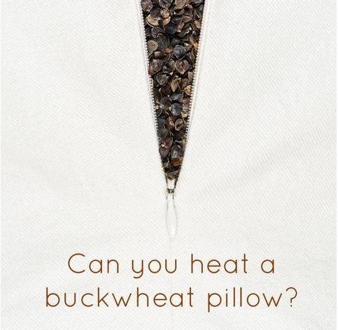 Can you heat a buckwheat pillow in the microwave?