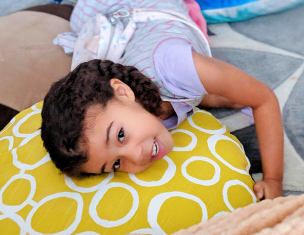 Our ComfyRound Large Zafu/Floor Cushions Are Featured in Maturing Mama